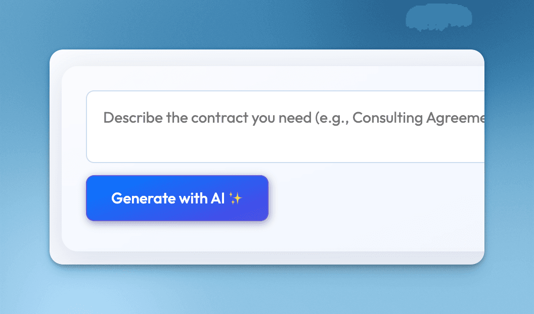 Generate with AI ✨